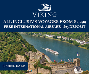 Viking Cruises Spring Sale - Pick Your Extras, Free airfare, Reduced Deposit - Special cruise offer